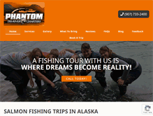 Tablet Screenshot of phantomsalmoncharters.com